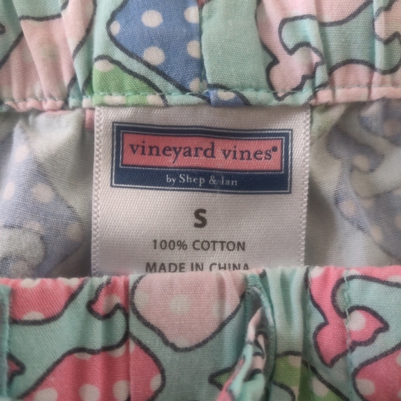 Vineyard Vines Polka Dot Whale Lazy Pants S - Picture 7 of 9